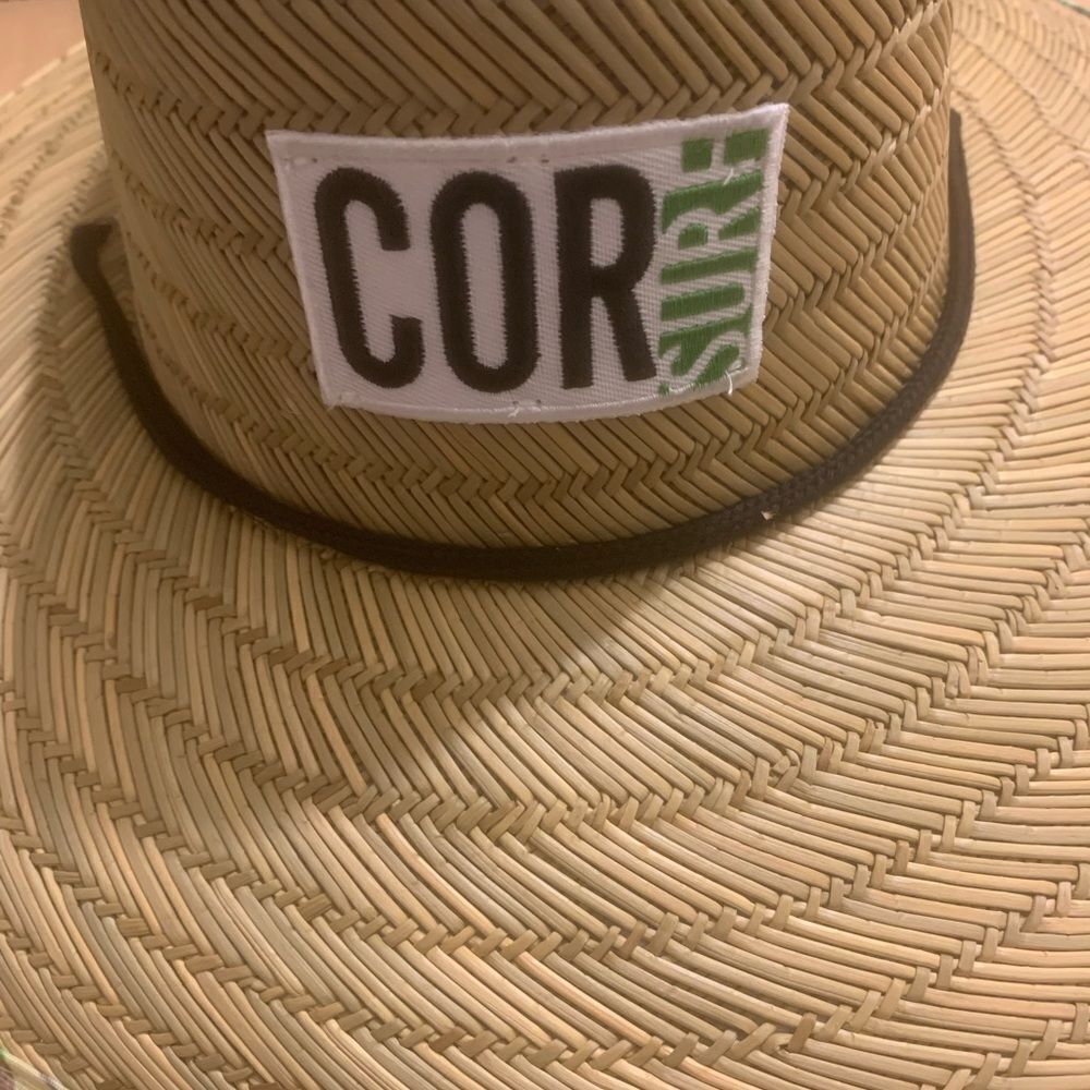 NWT COR Surf Straw Lifeguard Sun Hat    - Picture 8 of 12